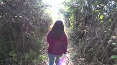 HOT BODY 18 TEEN GETS FUCKED IN THE FRUIT FOREST – OUTDOOR RISKY SEX